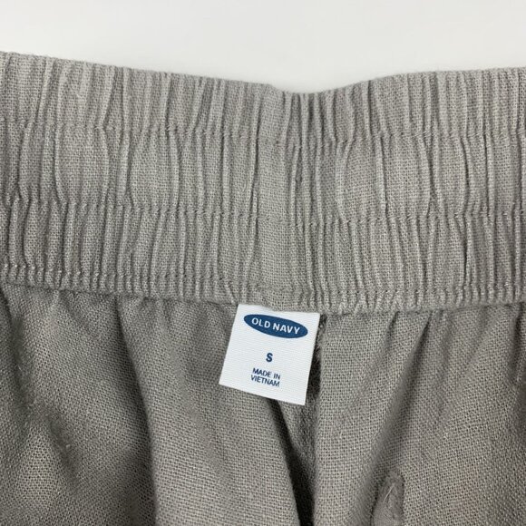 Old Navy Amalgam Linen Blend Cargo Jogger Pant S - Picture 4 of 7
